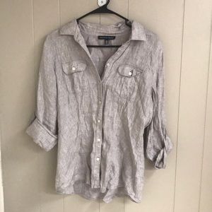 Gray dress shirt
